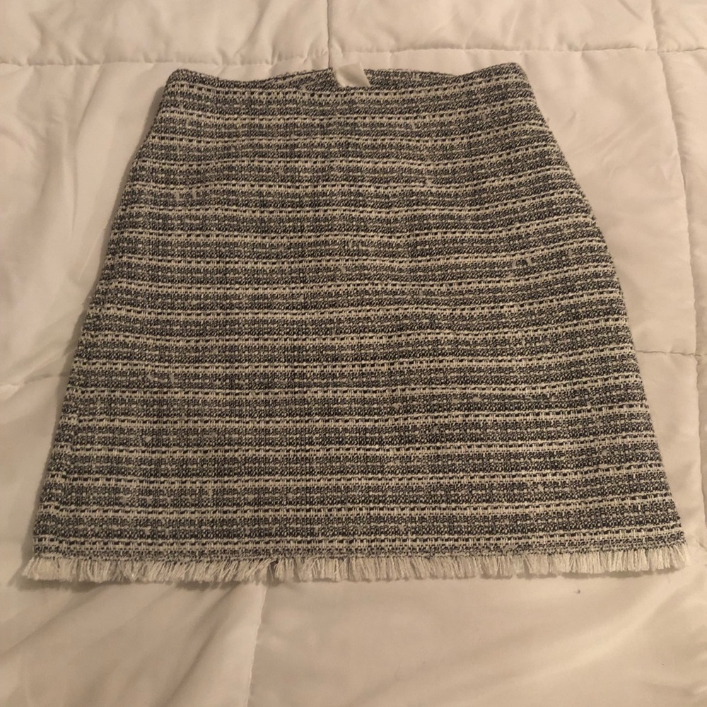 Black and White Loft Skirt